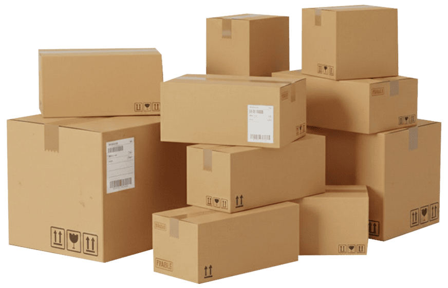 利用可能なダンボールサイズのイメージ